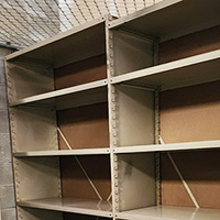 tab style shelves